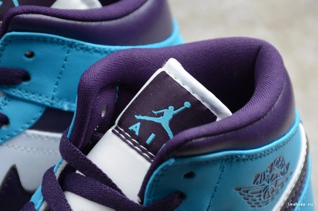 Jordan Mid 554724-415  1 Hornets 0211